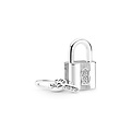 Pandora PANDORA 790088C01 Padlock and key sterling silver dangle with zirconia