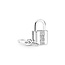 Pandora PANDORA 790088C01 Padlock and key sterling silver dangle with zirconia