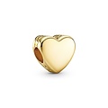 Pandora PANDORA Engravable Heart 14k gold-plated charm 762015C00