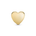 Pandora PANDORA Engravable Heart 14k gold-plated charm 762015C00