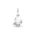 Pandora PANDORA 790757C01 Butterfly sterling silver dangle with clear zirconia, shaded blue and white enamel