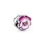 Pandora PANDORA 790777C01 Pansy sterling silver charm with zirconia, burnt orange crystal, shaded pink and white enamel