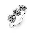 Pandora PANDORA 190786C01  Pansy sterling silver ring with zirconia