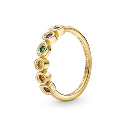 PANDORA MARVEL 160779C01  Infinity 14k gold-plated ring