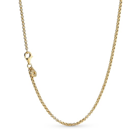 Pandora PANDORA 369260C00-60 14k Gold-plated rolo necklace, 60 cm