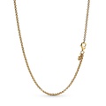 Pandora PANDORA 369260C00-60 14k Gold-plated rolo necklace, 60 cm