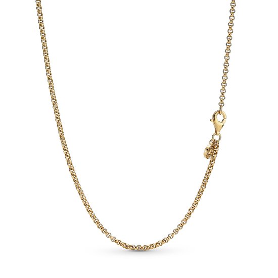 Pandora PANDORA 369260C00-60 14k Gold-plated rolo necklace, 60 cm