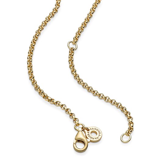 Pandora PANDORA 369260C00-60 14k Gold-plated rolo necklace, 60 cm