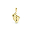 Collectie Milikan 14k geelgouden hanger baby voetjes 1050979