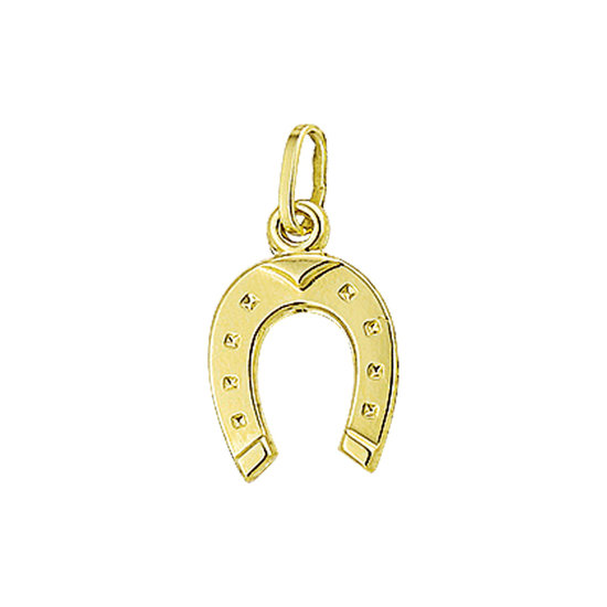 Collectie Milikan 14k geelgouden hanger hoefijzer 1052616