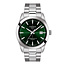 Tissot TISSOT Gentleman T1274071109101, staal/staal, automaat, groene wijzerplaat, saffierglas, 10 ATM