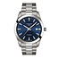 Tissot TISSOT Gentleman T1274104404100, titanium/titanium, blauwe wijzerplaat, saffierglas, 10 ATM