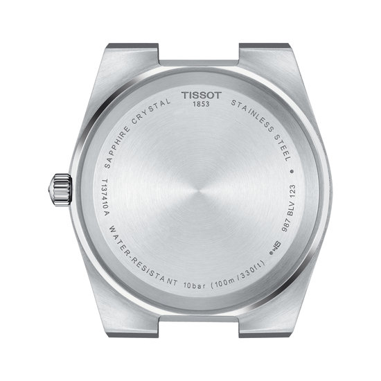 Tissot TISSOT PRX T137.410.11.091.00 staal/staal, groene wijzerplaat,10 ATM
