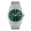 Tissot TISSOT PRX T137.410.11.091.00 staal/staal, groene wijzerplaat,10 ATM