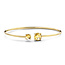 Jarrèl Jewelry JARREL  4Y.7111.CIS 14krt geelgouden armband Rimini bangle met 2x citrien