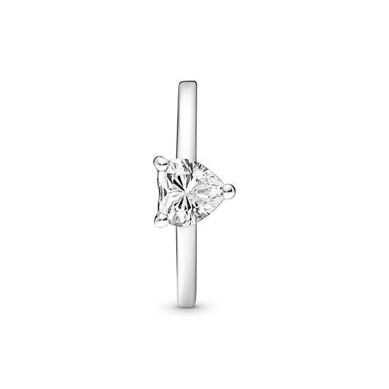 Pandora PANDORA 191165C01 Sparkling Heart Solitaire Ring