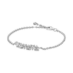 PANDORA 591162C01 Hearts  silver bracelet