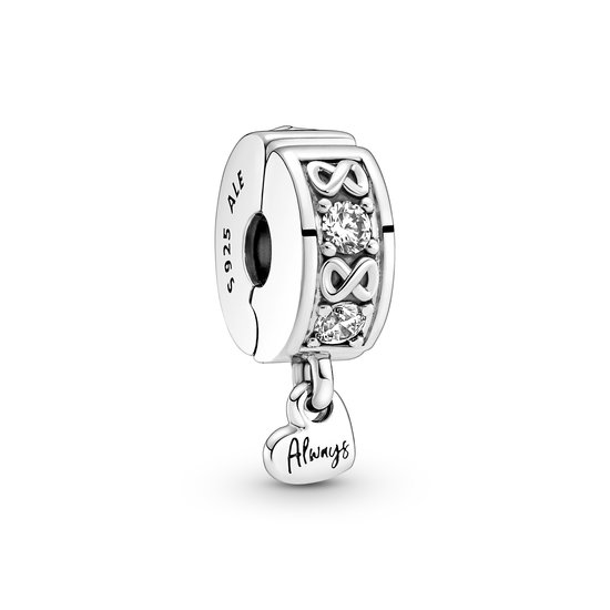 Pandora PANDORA 791151C01 Family Always Pavé Clip Charm