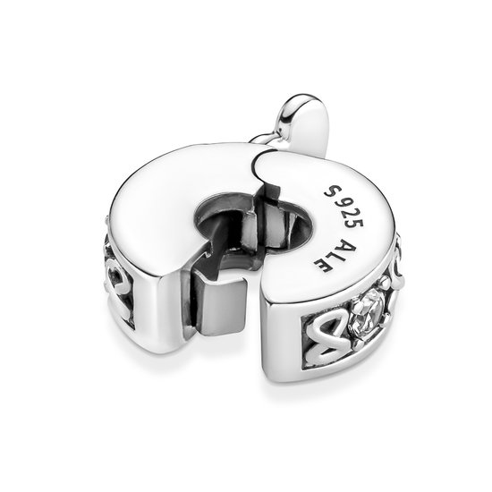 Pandora PANDORA 791151C01 Family Always Pavé Clip Charm