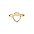 Miss Spring MISS SPRING  Ring  MSR732-CO 14krt geelgoud  Pera Lace met  0.12crt diamanten