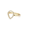 Miss Spring MISS SPRING  Ring  MSR732-CO 14krt geelgoud  Pera Lace met  0.12crt diamanten