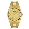 Tissot TISSOT PRX T137.410.33.021.00 staal/staal goudkleurige PVD coating, goudkl. wijzerplaat,10ATM