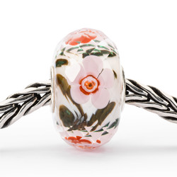 TROLLBEADS TGLBE-30085 Glasbedel Vrolijke bloemen