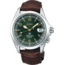 SEIKO SEIKO Prospex Alpinist SPB121J1, automaat, rond, staal/bruin leer, wijzerplaat groen, datum, 20ATM