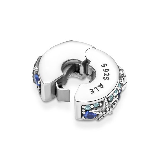 Pandora PANDORA 791678C01 Starfish and Shell  sterling silver clip with silicone grip