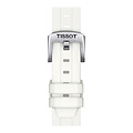 Tissot TISSOT SEASTAR 1000 36MM T1202101101100 quartz uurwerk, staal/staal witte wijzerplaat en bezel, extra witte siliconeband, datum-6, 30ATM