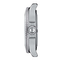 Tissot TISSOT SEASTAR 1000 36MM T1202101101100 quartz uurwerk, staal/staal witte wijzerplaat en bezel, extra witte siliconeband, datum-6, 30ATM