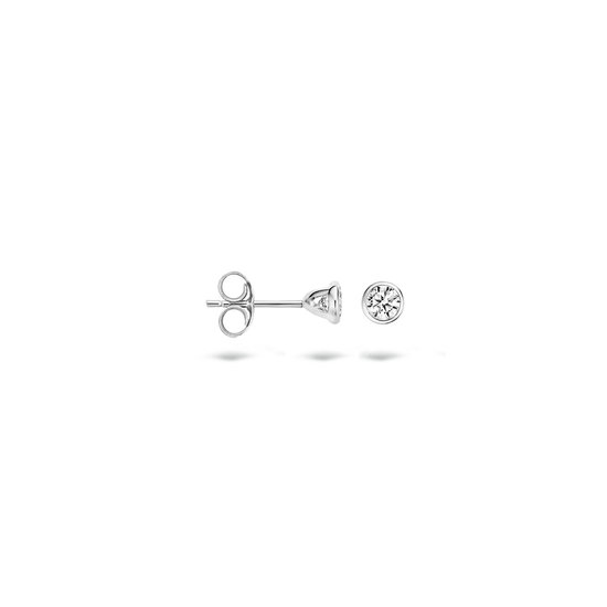 Blush BLUSH 14 Witgouden oorknoppen zirconia 7256WZI (UITLOPEND)