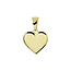 Collectie Milikan 14 karaat geelgouden graveerplaatje, hartvorm, glanzend 10 mm 1051595
