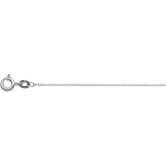 Collectie Milikan 14 karaat witgouden ankercollier 1.0mm dik, 42 cm lang 1052327