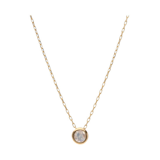 SWING JEWELS Collier Maandsteen juni Maansteen C-K14-W1327-PL
