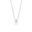 Blush BLUSH 14k Witgouden Collier staafjes 3x & zirconia 3122WZI