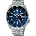 Seiko SEIKO 5 SPORTS SSK003K1, automaat staal/staal, GMT, blauwe wijzerplaat, 10ATM