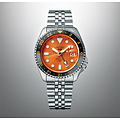Seiko SEIKO 5 SPORTS SSK005K1, automaat staal/staal, GMT, oranje wijzerplaat, 10ATM