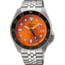 Seiko SEIKO 5 SPORTS SSK005K1, automaat staal/staal, GMT, oranje wijzerplaat, 10ATM