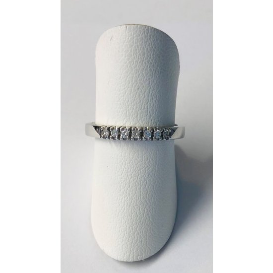 by R&C R&C Lifetime Collection Alliance Carole ring RIN1702-7PWWG, witgoud 7x0.02 P/W maat 54