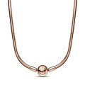 Pandora PANDORA 14k Rose gold-plated Snake Chain Necklace 382234C00