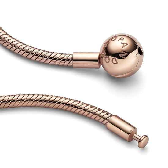 Pandora PANDORA 14k Rose gold-plated Snake Chain Necklace 382234C00