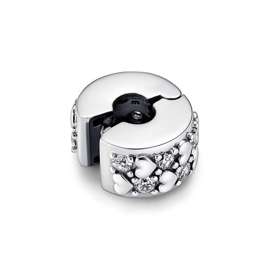 Pandora PANDORA Heart silver clip with zirconia 792235C01