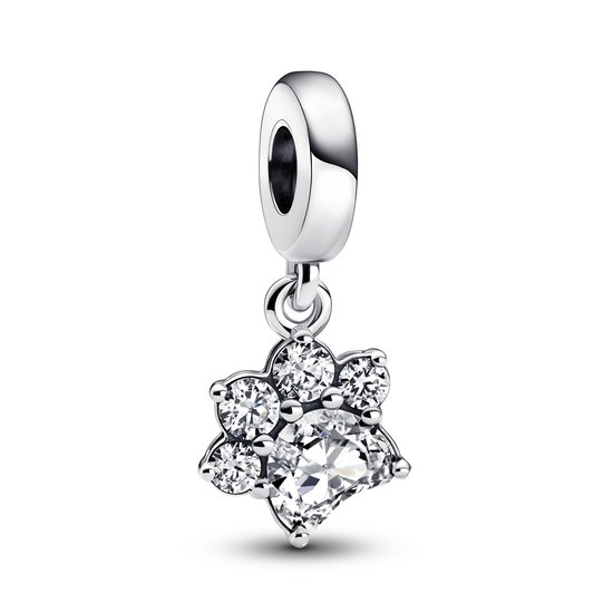 Pandora PANDORA Paw silver dangle with zirconia 792247C01