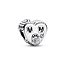 PANDORA PANDORA Heart house silver charm 792248C00