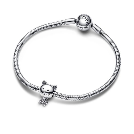 Pandora PANDORA Cat silver charm with zirconia 792255C01