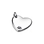 Pandora PANDORA Engravable pet heart steel tag 312270C00