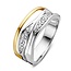 Collectie Milikan Huiscollectie Zilver / 14k geelgouden ring zirconia 1052862