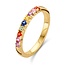 Excellent Jewelry Excellent Jewelry 14krt Geelgouden ring saffier RG137169