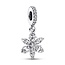 PANDORA PANDORA 792382C01 Herbarium cluster sterling silver dangle with zirconia
